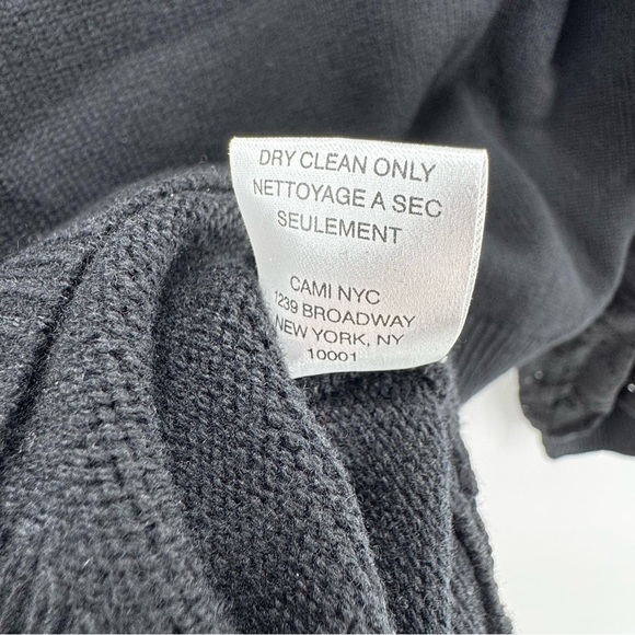 Coquette Cami NYC Revolve Lysandra Cardigan in Black Sz S chic bows feminine HTF - Picture 8 of 9